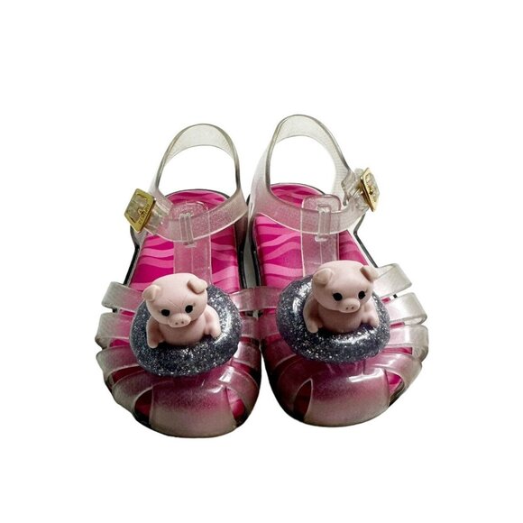 Mini Melissa Pig Sandals - Picture 1 of 6